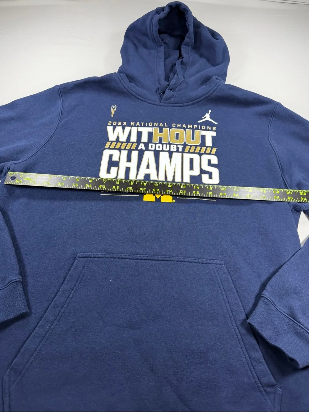 Nike Jordan Michigan Wolverines 2023 National Champions Hoodie Men’s XL